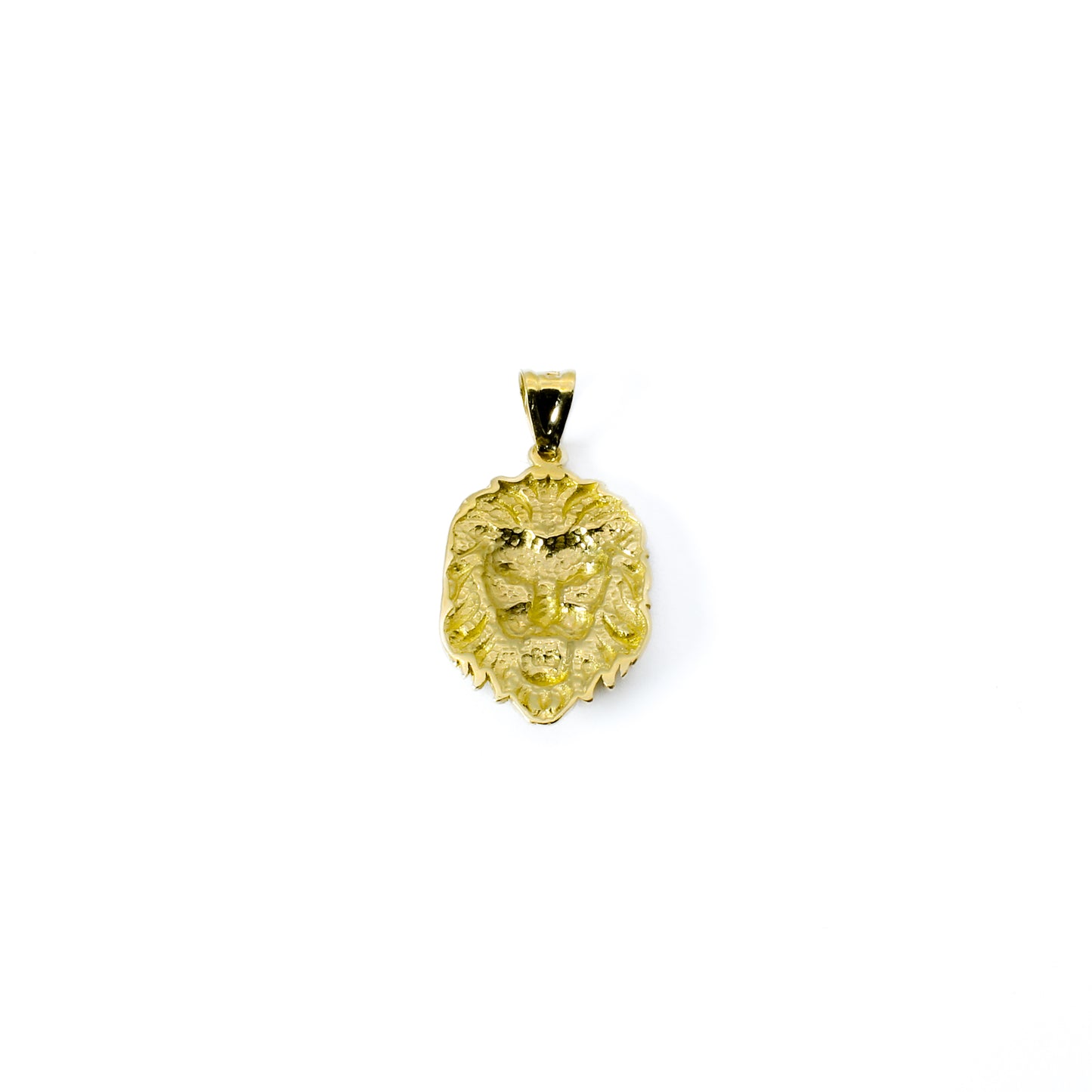 Lions Face Charm - 14k gold