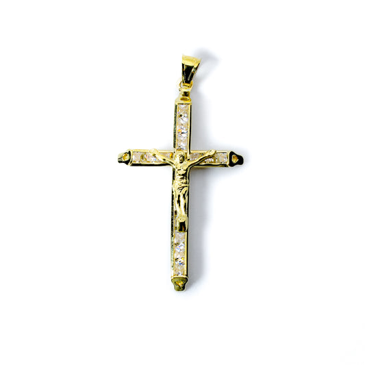 Crucifixion of Jesus Style A - 14k Gold