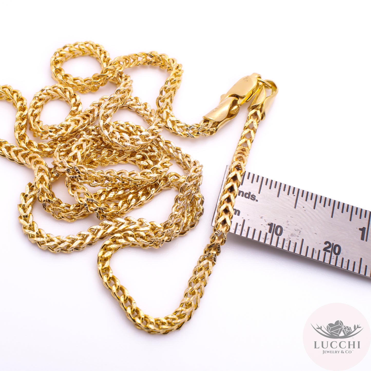22" Franco Chain Necklace - 4mm - 14k