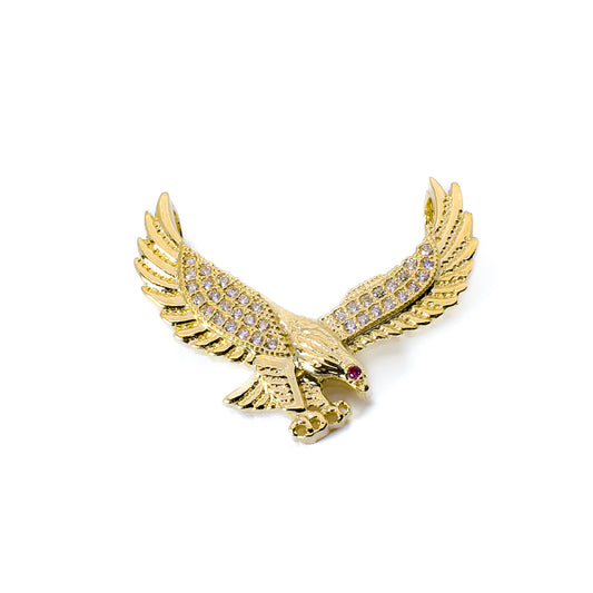 Eagle on Attack Charm - 14k