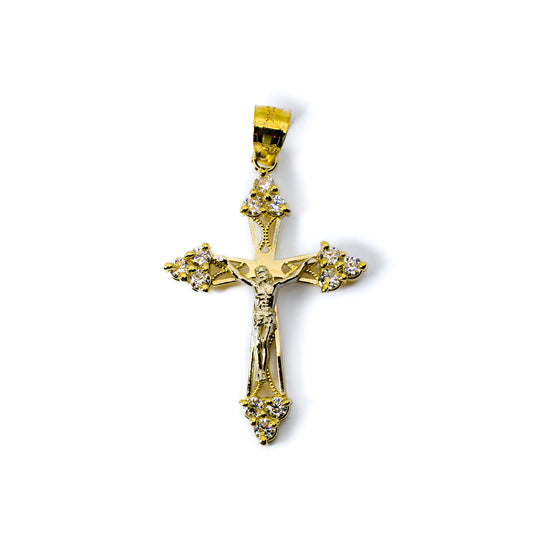 Crucifixion of Jesus Style B - 14k Gold