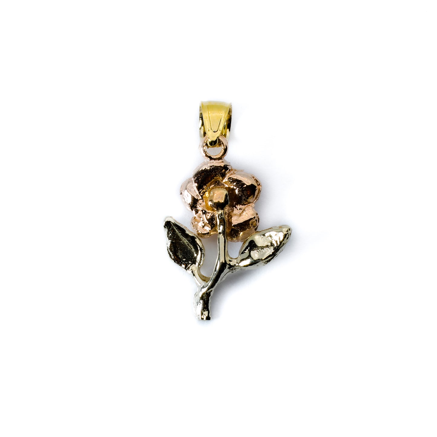 Small Flower Charm - 14k Gold