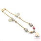 14k Multi-Charm Brand Bracelet - 2mm