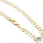 14k Cuban Link Diamond Cut Bracelet - 5mm width