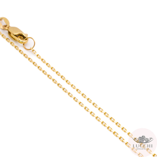 0.90mm Cable Chain Necklace - 18" - 14k