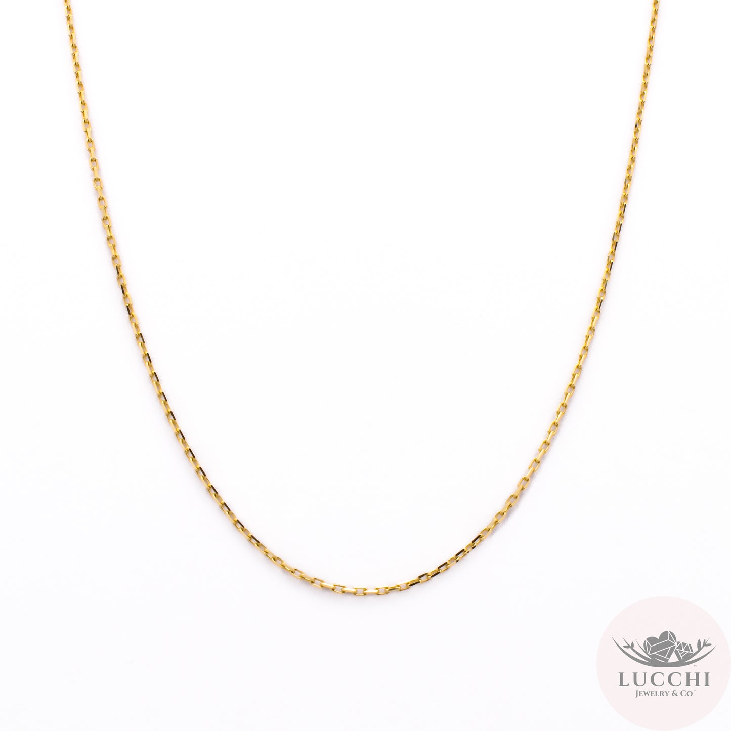 0.90mm Cable Chain Necklace - 18" - 14k