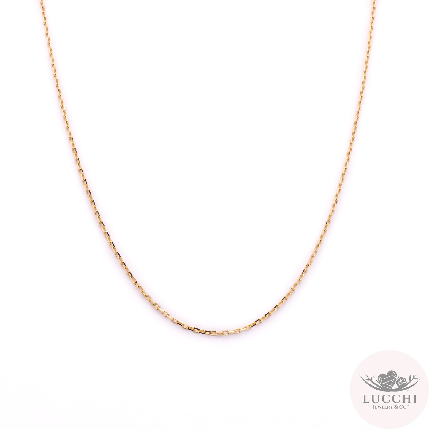 0.95mm Cable Chain Necklace - 18" - 14k