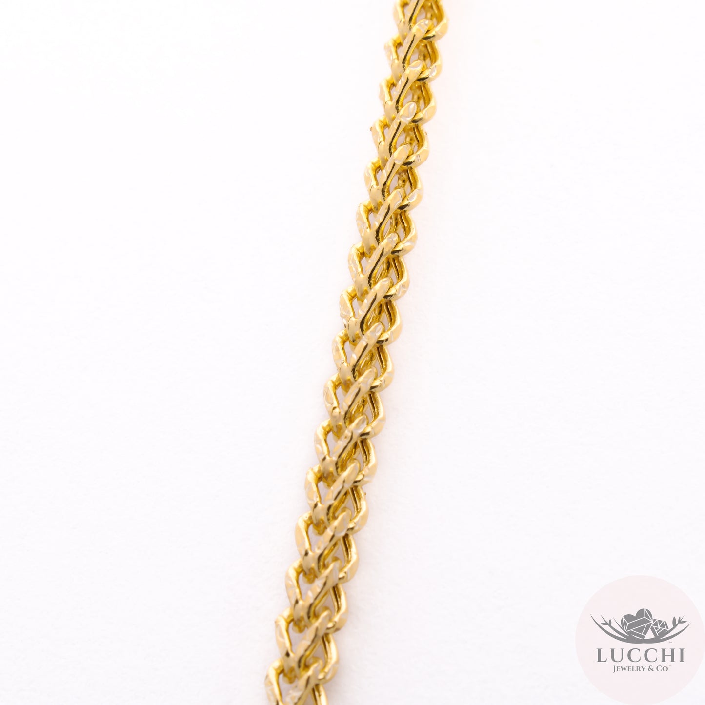 22" Franco Chain Necklace - 4mm - 14k