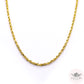 22" Rope Chain Necklace - 3mm - 14k