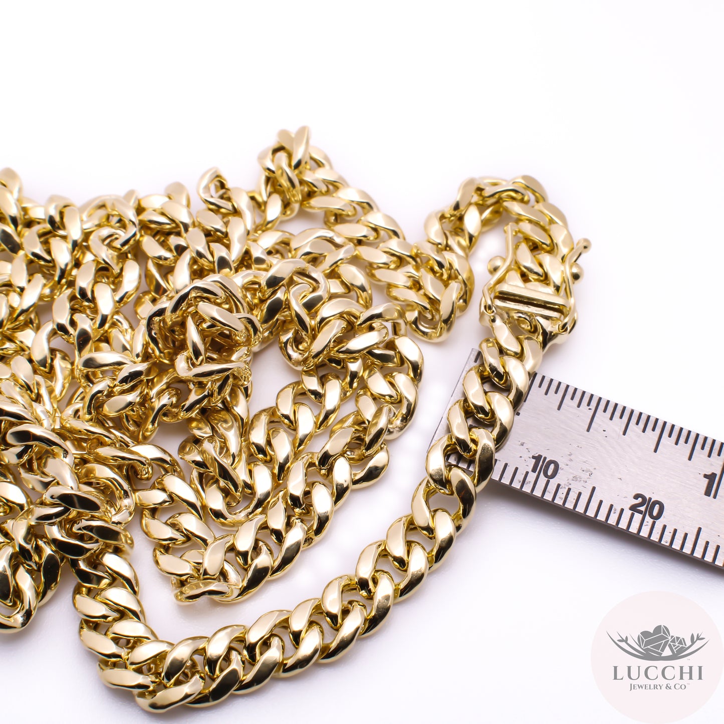 24" Cuban Link Chain Necklace - 6mm - 14k