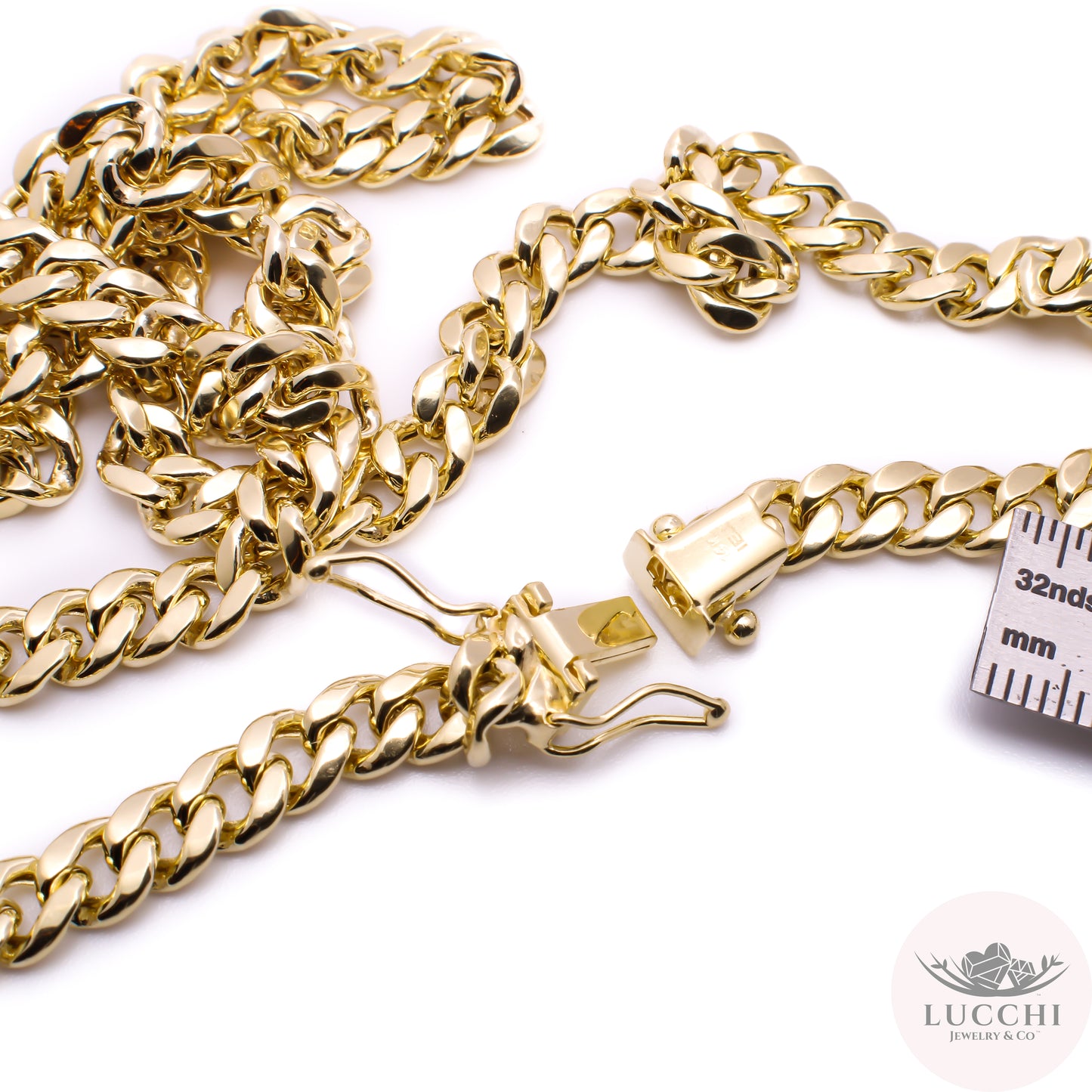 24" Cuban Link Chain Necklace - 6mm - 14k