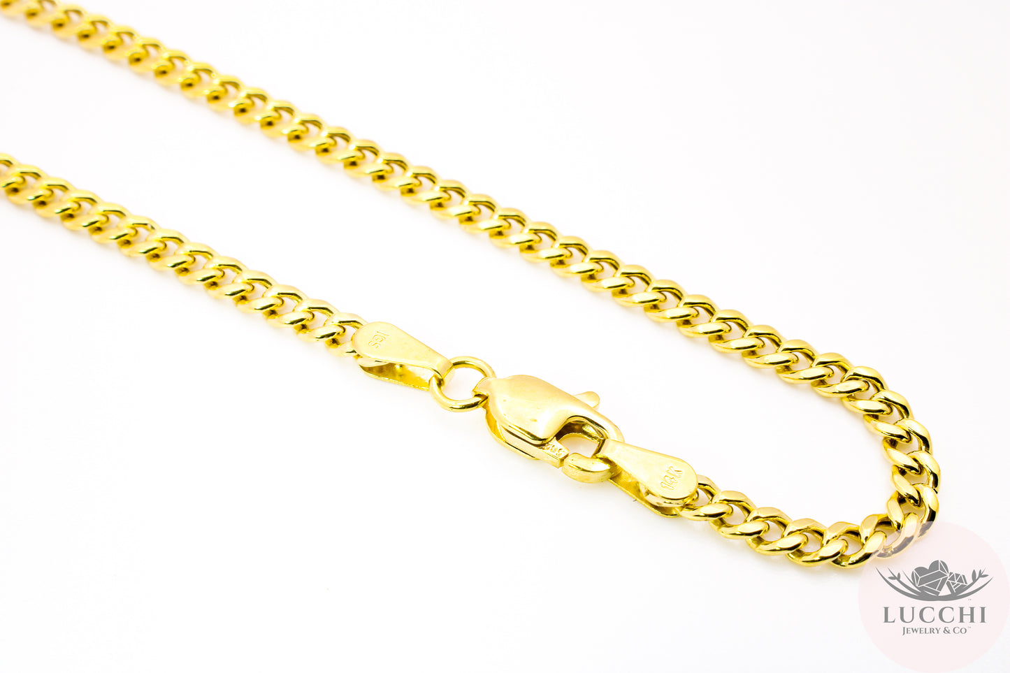 Cuban Link 2.86mm x 8.75" - 14k