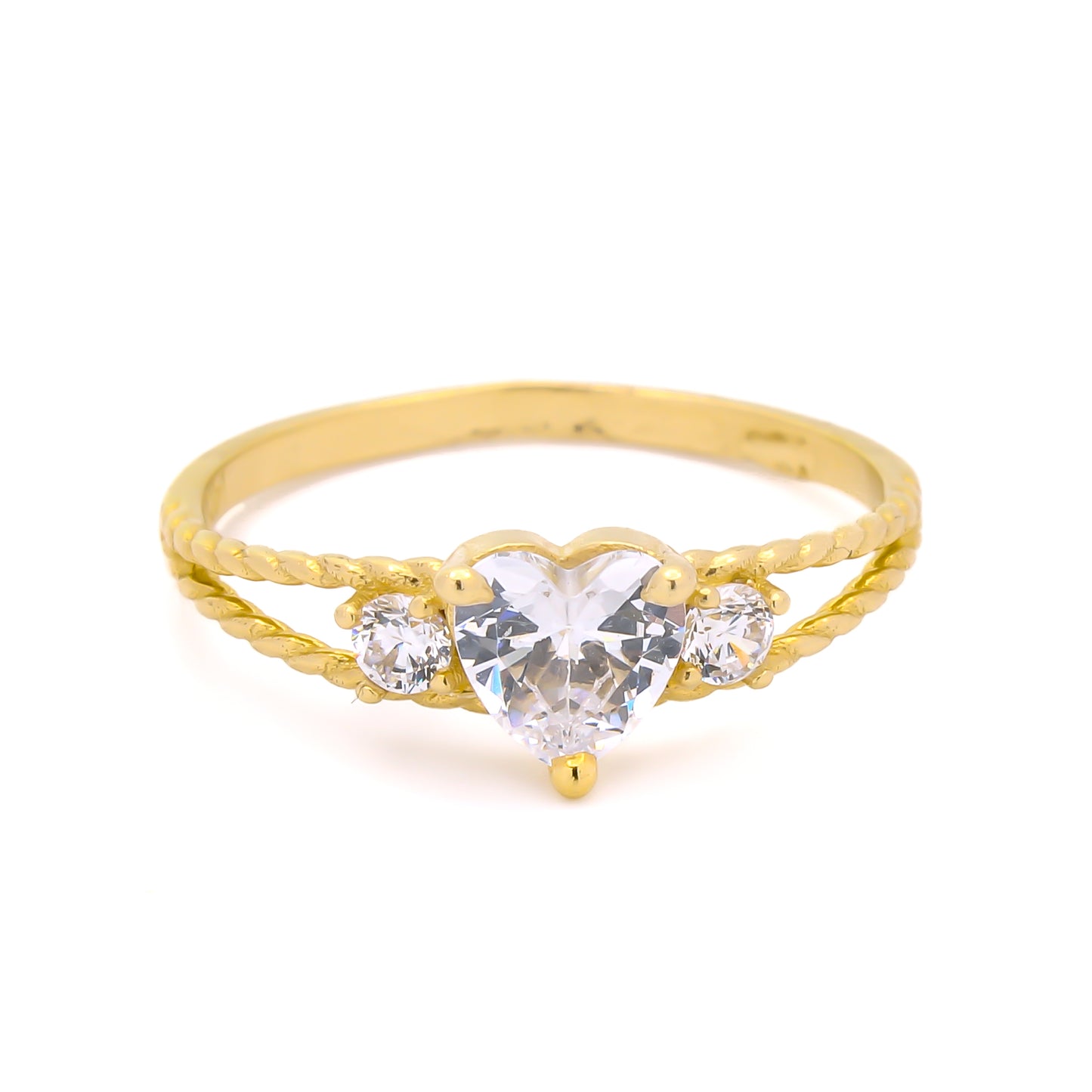 Trilogy Promise Ring - White -14k