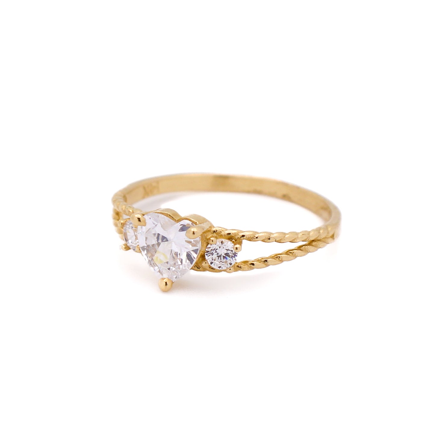 Trilogy Promise Ring - White -14k