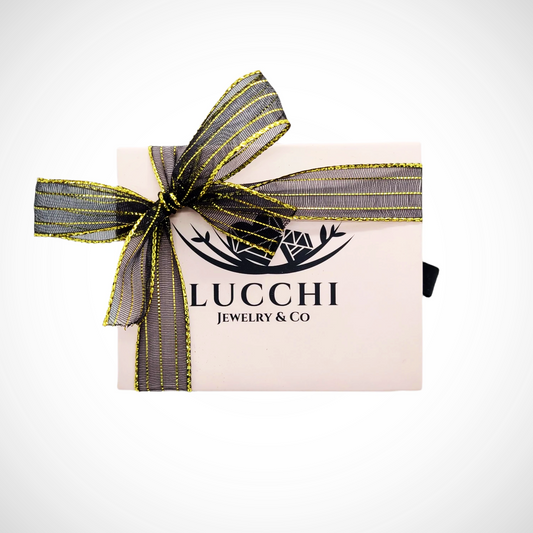 Official lucchi gift box with bow-tie ribbon